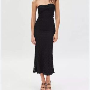 Bardot Adoni Strapless Midi Dress Sz XS